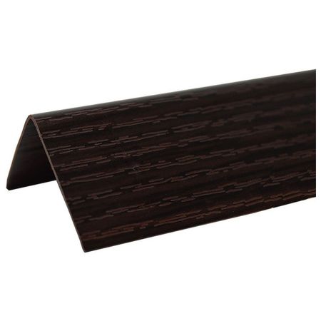 угол ПВХ венге 2700х20х20мм двухсторонний с тиснением лазерная резка свадебные приглашения с тиснением