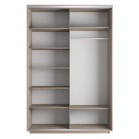 корпус шкафа-купе Экспресс 1400х2200х600 Ясень Шимо Светлый/ЛДСП