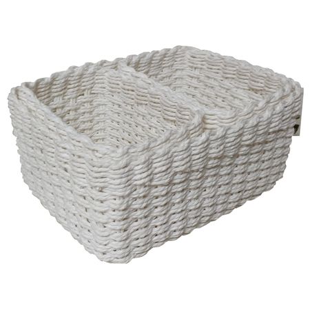 набор корзин для хранения 3шт 250x180x120мм/160x110x110мм белый бумажный шпагат розовый   бумажный баннер сердце day day fun