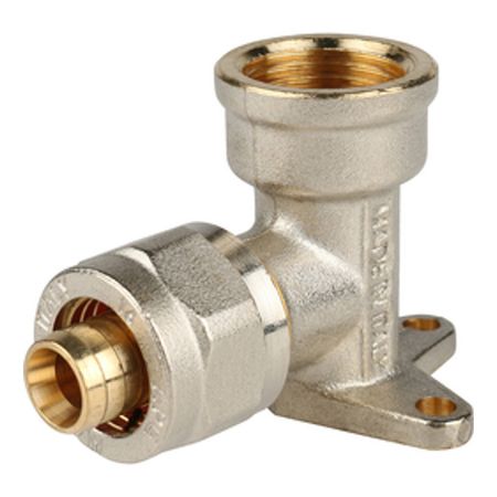 водорозетка обжим STOUT металлопластиковая ВР 1/2х16 угольник обжим stout металлопластиковый 20х20