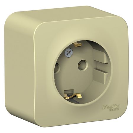 розетка 1 пост SYSTEME ELECTRIC Blanca с/з б/ш 16А бежевый сушилка для посуды mallony unico 36х31х4 5 11 5см складная пластик термопласт резина