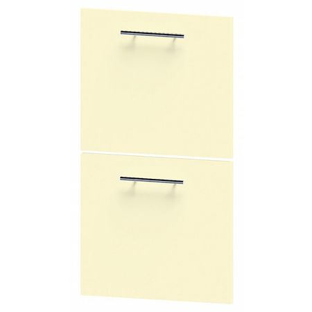 фасад Альмонд с 2 ящиками 400х360 ваниль ЛДСП угловой элемент альмонд 40х720 ваниль лдсп