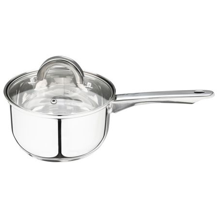 ковш MALLONY Mediano 1,9л 16см нерж.сталь с крышкой шкала объема