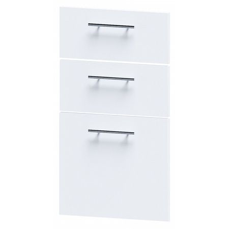 фасад Бланш с 3 ящиками 40х720 белый ЛДСП фасад бланш 600х360 белый лдсп