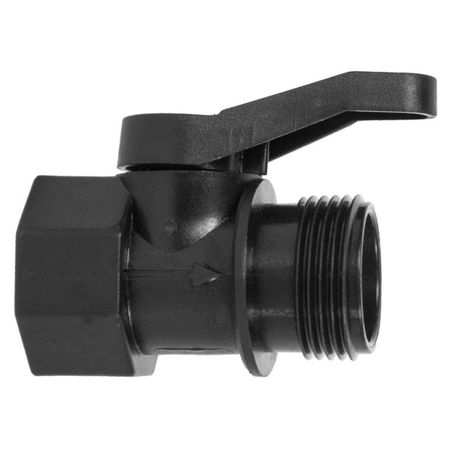 кран для капельной линии внешняя и внутренняя резьба 3/4