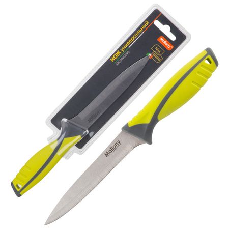 нож MALLONY Arcobaleno 12,7см универсальный нерж.сталь, пластик, ТПР нож mallony 12 5см универсальный нерж   термопласт резина