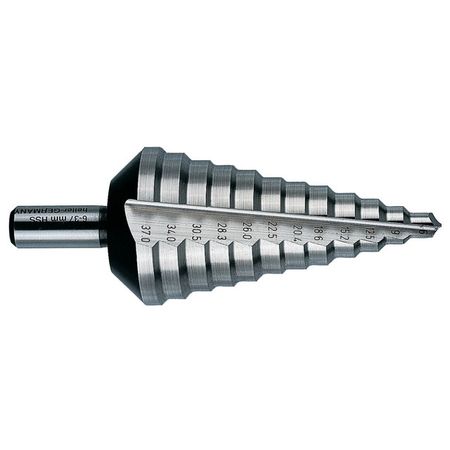 сверло ступенчатое HELLER 4-12х65мм сверл по дереву металлу бетону heller 9 предметов