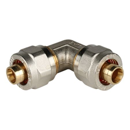 угольник обжим STOUT металлопластиковый 16х16 угольник обжим stout металлопластиковый 20х20