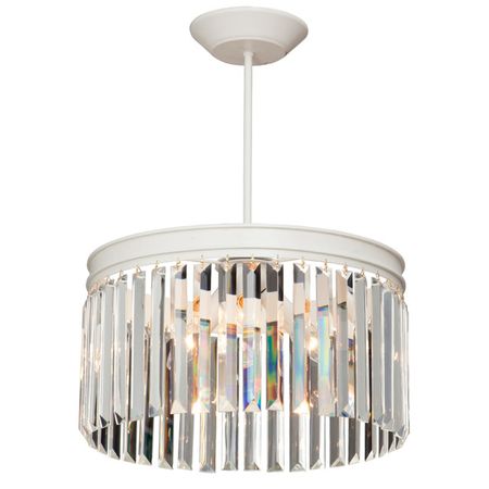 люстра потолочная VITALUCE Ника E14 3х40Вт металл хрусталь бежевый