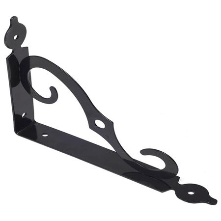 консоль декоративная 190х240х25мм S-типа сталь черный консоль декоративная 190х240х25мм 20кг