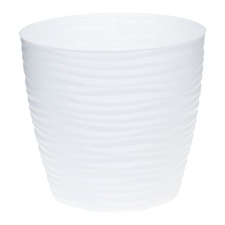 горшок с поддоном Дюна 3л d18см h16,5см белый пластик горшок с поддоном polimod begonya балконное 30x14 см белый