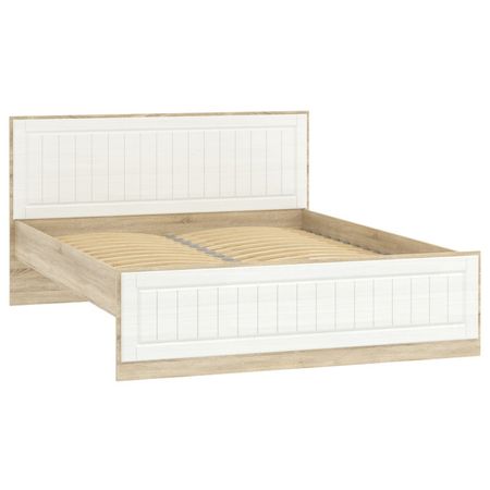 кровать ОЛИВИЯ 1690х2058х994мм белое дерево/дуб сонома кровать оливия 2042х946х700мм белое дерево дуб сонома