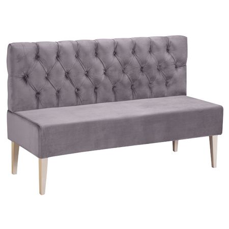 диван Грация 1400х580х900мм велюр темно-серый диван king modool max велюр alkantara оранж