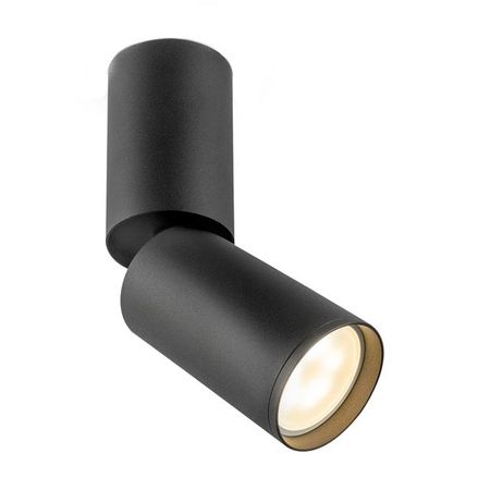 светильник накладной поворотный VOLTEGA GU10 50Вт черный светодиодные чипы mhx ctg220dob 20вт 50вт 100вт