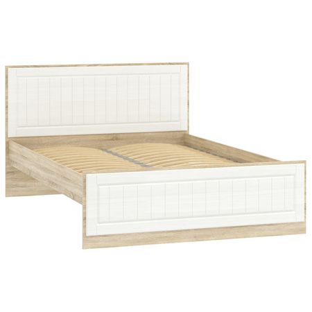 кровать ОЛИВИЯ 1490х2058х994мм белое дерево/дуб сонома кровать оливия 2042х946х700мм белое дерево дуб сонома