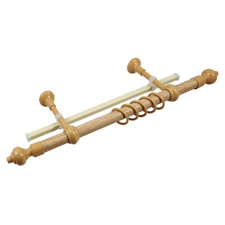 карниз 2-рядный LEGRAND Кантри 28мм 240см ясный дуб, арт.58062590 карниз 2 рядный уют 28мм 200см арт 2005758