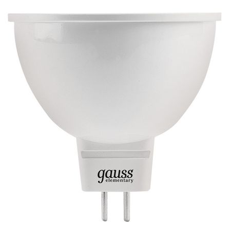лампа GAUSS Elementary 9Вт GU5.3 LED 640Лм 3000K MR16 спот лампа gauss elementary 7вт gu5 3 led 530лм 3000k спот