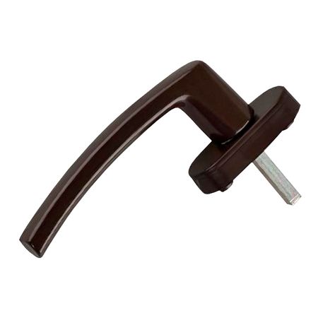 ручка оконная алюминий коричневая ручка балконная ракушка алюминий коричневый