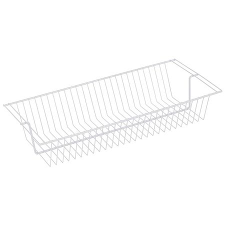 полка-корзина сетчатая LARVIJ 603x306x118мм белый сталь полка сетчатая 1203x306мм