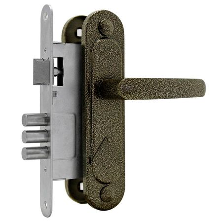 ручка дверная с замком ОМЕГА ЗВ9.1-01 бронза nfo нфо омега 3 р р внутр лимон фл 250 мл