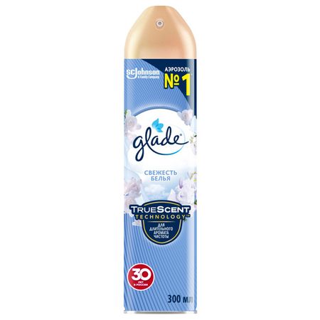 освежитель воздуха GLADE Свежесть белья 300мл аэрозоль крахмал chirton 300мл аэрозоль