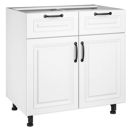 кухонный шкаф напольный Мишель 800х550х820мм 2ящика МДФ/ЛДСП кухонный шкаф напольный угловой мишель 800х550х820мм 1дверь мдф лдсп