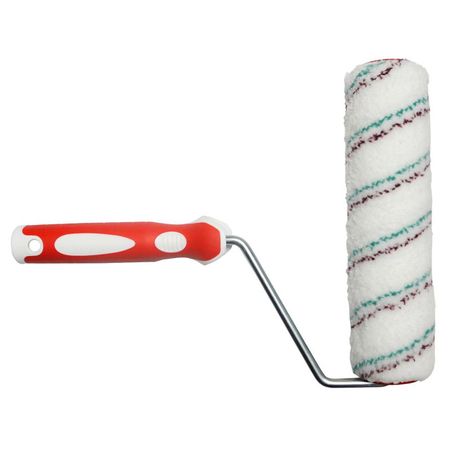 валик с ручкой PARADE полиэстер 250мм ворс 12мм, арт.7105000 валик с ручкой toolberg полиэстер 230мм ворс 20мм арт 0303012