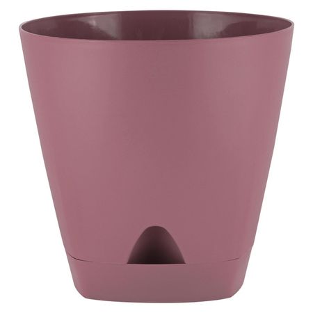горшок с прикорневым поливом Amsterdam 1,35л d14см h13см фиолетовый пластик