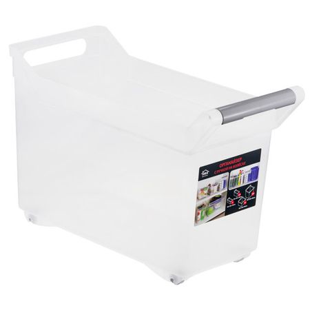 органайзер IDEA 10,5л 38x18x26см с ручкой на колесах пластик 10 шт эффективная уменьшающая царапины термостойкая втулка для печи на колесах автомобильные аксессуары для автофургонов