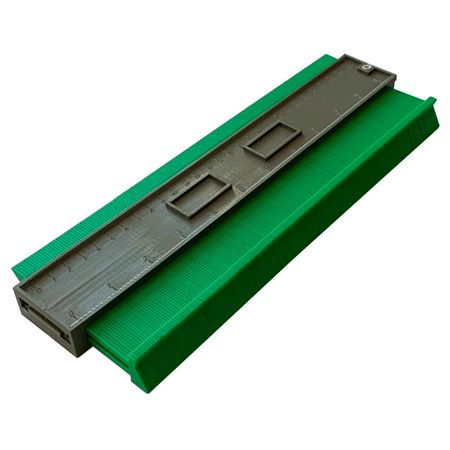 шаблон для подрезки отделочных материалов 28 см измерительный инструмент резьбовой никелированный угловой измеритель установочный шаблон калибр для резки проводов