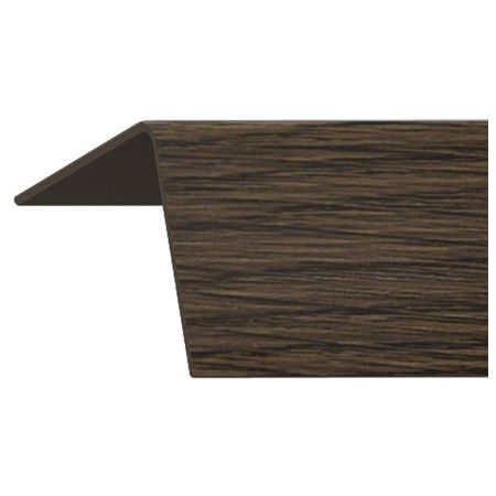 угол ПВХ венге африка 2700х30х30мм текстурный с тиснением лазерная резка свадебные приглашения с тиснением