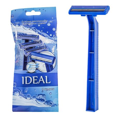 станок для бритья RAZO Ideal 3шт 2 лезвия одноразовый жгут кровоостанавливающий фэст одноразовый 4