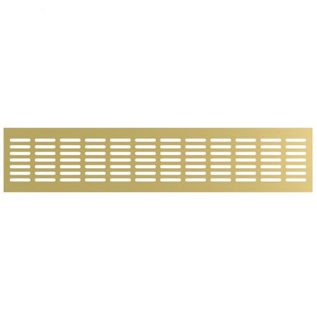 решетка вентиляционная ЭРА переточная 480x100мм алюминий Champagne решетка вентиляционная эра переточная 480x 80мм алюминий silver