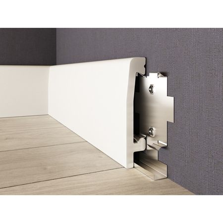 плинтус СОЛИД 1 UHD Polymer 03/70C белый 2000х70х14мм ударопрочный HDPS ластик pentel hi polymer zeh