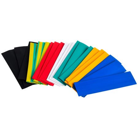 набор термоусадочных трубок DORI Тут d 12/6 10см 21шт. разноцвет din рейка dori 10см