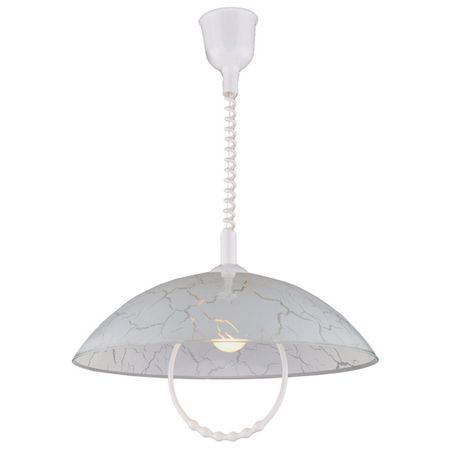 светильник подвесной РОССВЕТ Чарлстон 1х60Вт Е27 белый мрамор 1 шт 3 мм 60 мм сверло с алмазным покрытием плитка мрамор стекло керамическая кольцевая пила сверла для электроинструментов