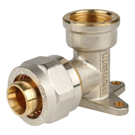 водорозетка обжим STOUT металлопластиковая ВР 1/2х20 угольник обжим stout металлопластиковый 20х20