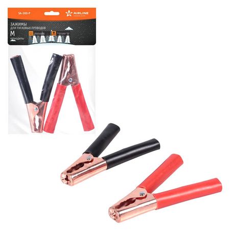 зажимы-крокодилы для пусковых проводов 300А р-р М 2шт искатель проводов maxrieny bside fwt11