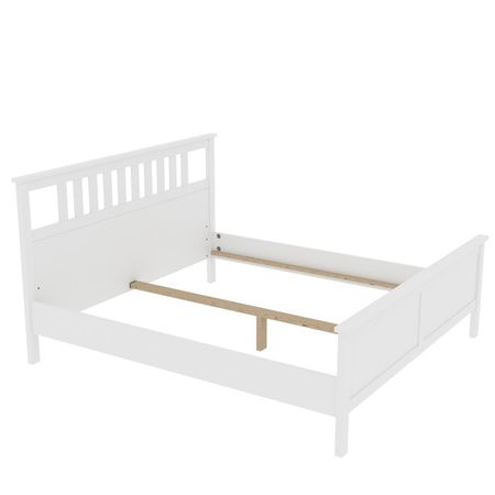 кровать Кантри 2110х1940х1120мм белый сосна комод кантри 3 ящика 2 двери 1600х500х891мм белая сосна