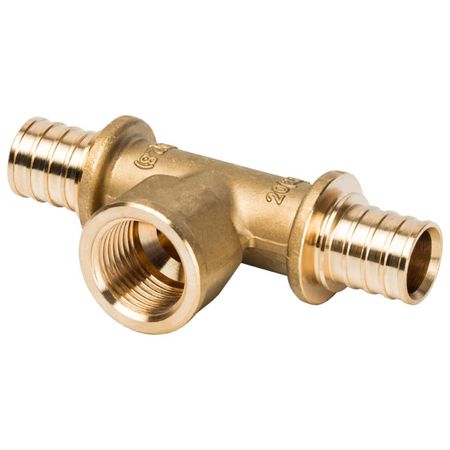 тройник аксиальный STOUT 20x1/2