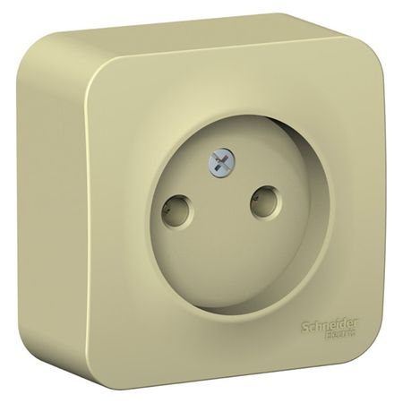 розетка 1 пост SYSTEME ELECTRIC Blanca б/з б/ш 16А бежевый амб 050015 03 cfa 5 в 5015 для mazda cx4 автомобильная фара в сборе охлаждающий вентилятор 3 контакта