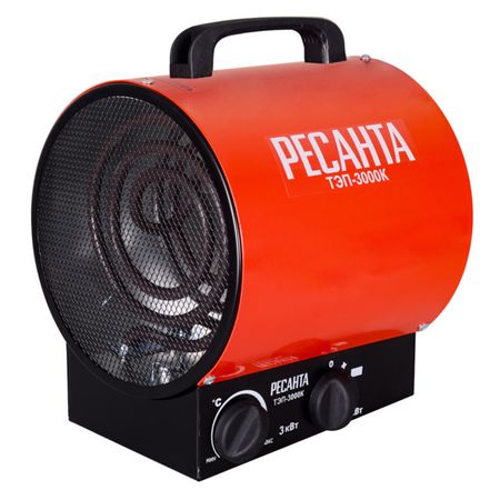 пушка тепловая РЕСАНТА ТЭП-3000К 3000Вт 300 куб.м./час красный керамический нагревательный элемент a1322 для паяльников 5 шт