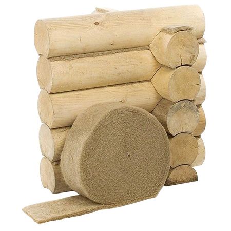 утеплитель межвенцовый СУПЕРДЖУТ 10000х100х12мм утеплитель межвенцовый 20000х100х8мм джут