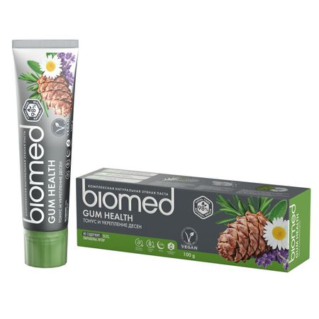 паста зубная BIOMED Gum Health 100г klatz клац health зубная паста 75 мл сенситив