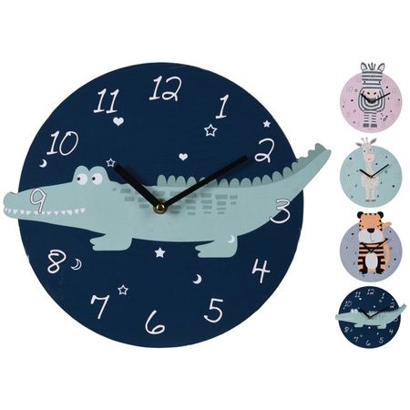 часы настенные  KOOPMAN детские 260х280х35мм в ассортименте МДФ носки детские носик   11 12 в ассортименте