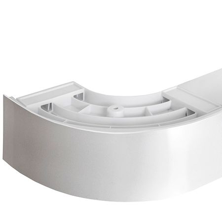 карниз шинный 2-рядный УЮТ Спарта 200см белый, арт.09.02ТО.444О.200 карниз 2 рядный уют 28мм 200см арт 2005758