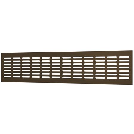 решетка вентиляционная ЭРА переточная 480x100мм алюминий Dark bronze решетка вентиляционная эра переточная 480x 80мм алюминий silver