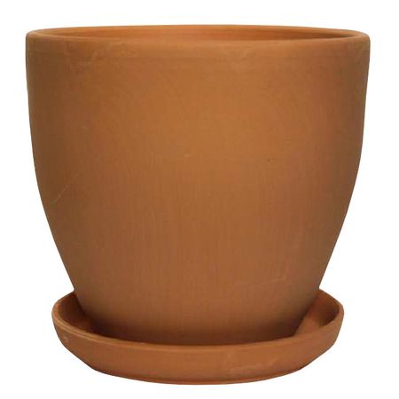 горшок керамический с поддоном Овал 2,4л d18см терракот покрытие модульное модуль 30х30см терракот 11шт