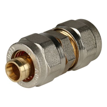 соединитель обжим STOUT металлопластиковый 16х16 угольник обжим stout металлопластиковый 20х20