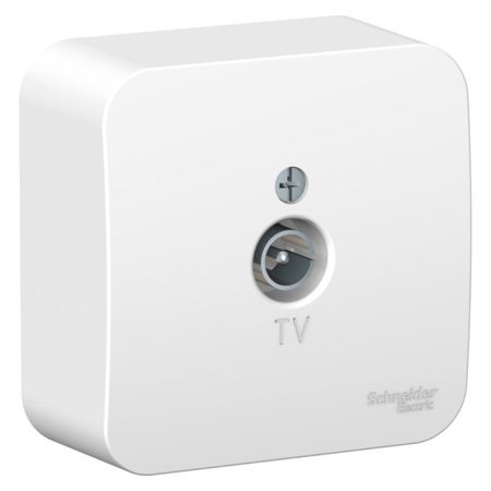 розетка 1 пост TV SYSTEME ELECTRIC Blanca белый розетка 1 пост tv schneider electric blanca белый